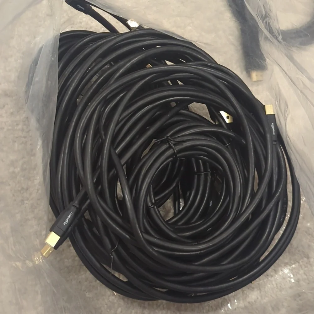 Even more cords Amazon basics version